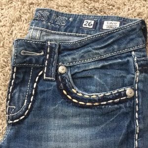 Light wash Miss me jeans